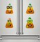 4E's Novelty Halloween Crafts for Kids 12 Pack – Goofy Candy Corn Magnet Foam Craft Kit, Bulk DIY Fall Arts & Crafts for Toddlers, Classroom Halloween Activities, Party Favors, and Refrigerator Magnets